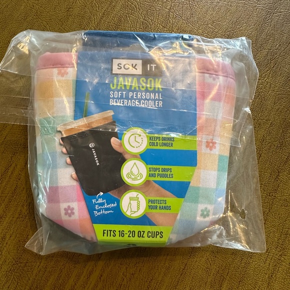 JavaSok Reusable Insulated Cold Beverage Sleeve. - Picture 4 of 4